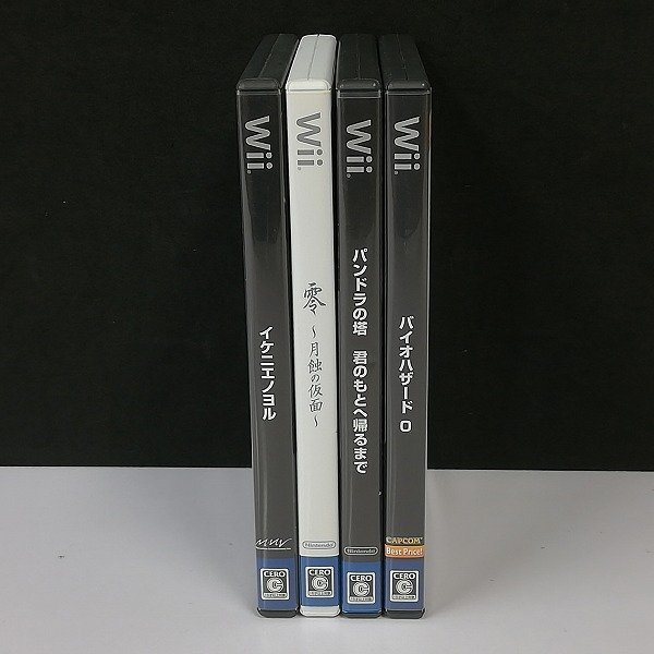 gV418a [動作未確認] Wii ソフト イケニエノヨル 零 ゼロ 月蝕の仮面 パンドラの塔 バイオハザード0 計4点 | ゲーム Xの画像2