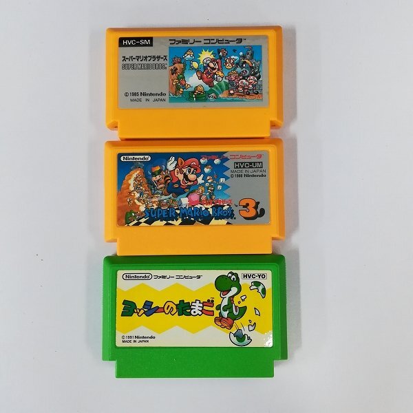 gA429a [ коробка мнение иметь ] FC Famicom soft Super Mario Brothers super Mario 3yosi-. Tama . итого 3 пункт | игра X
