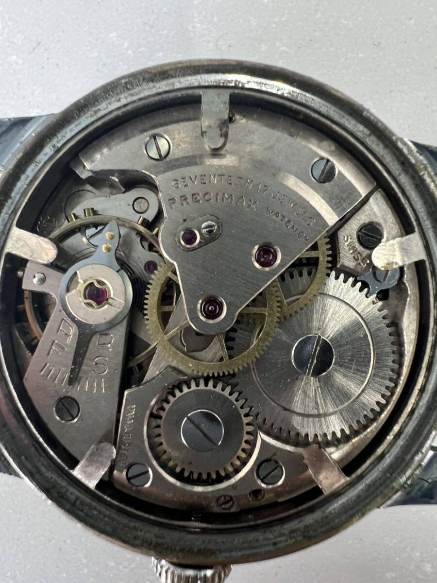 プレシマックス PRECIMAX アンティーク 手巻き腕時計 17石 ジャンク 機械式 の画像7