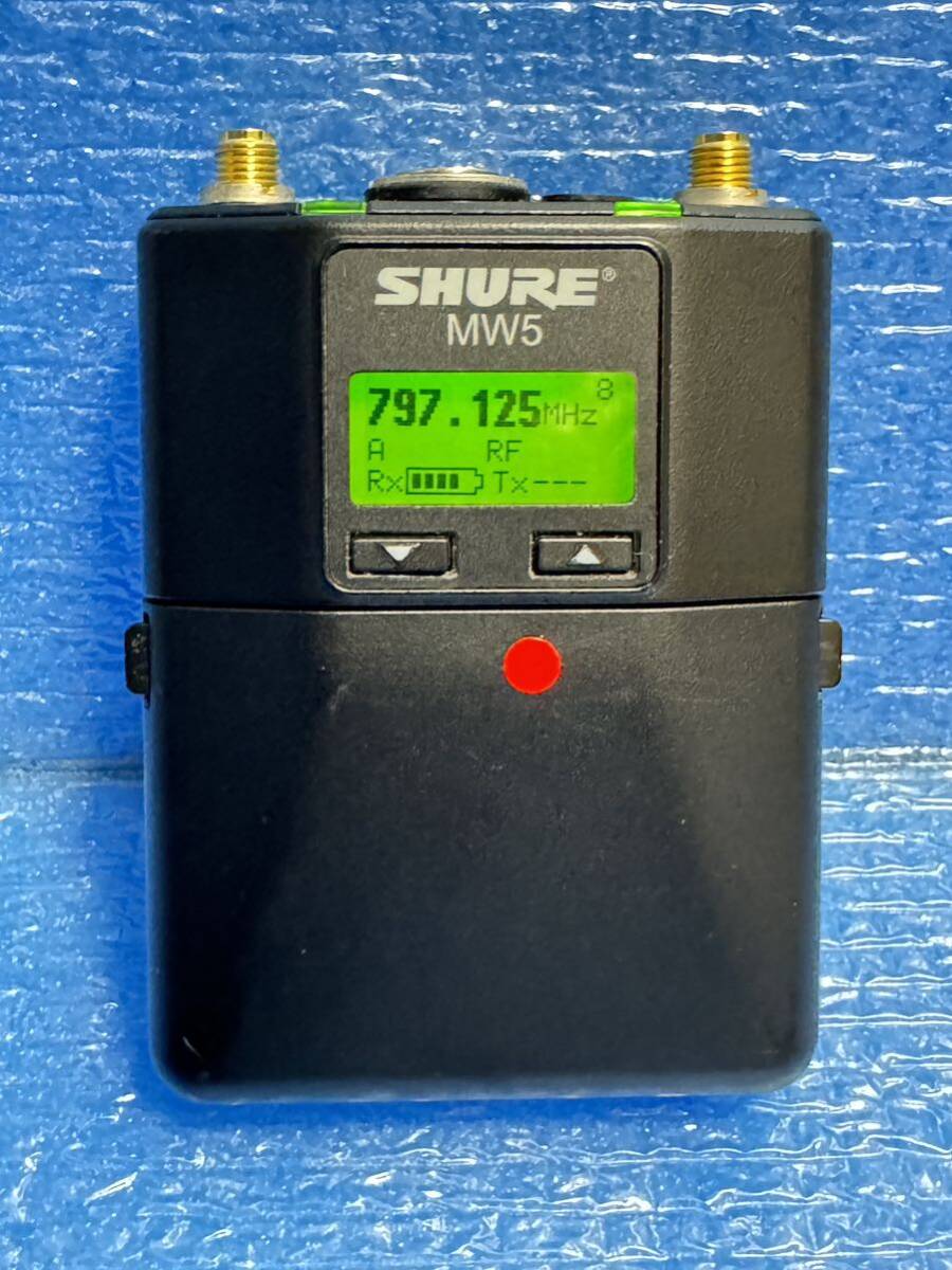 SHURE Sure MW5-MABJ portable * diver City receiver 