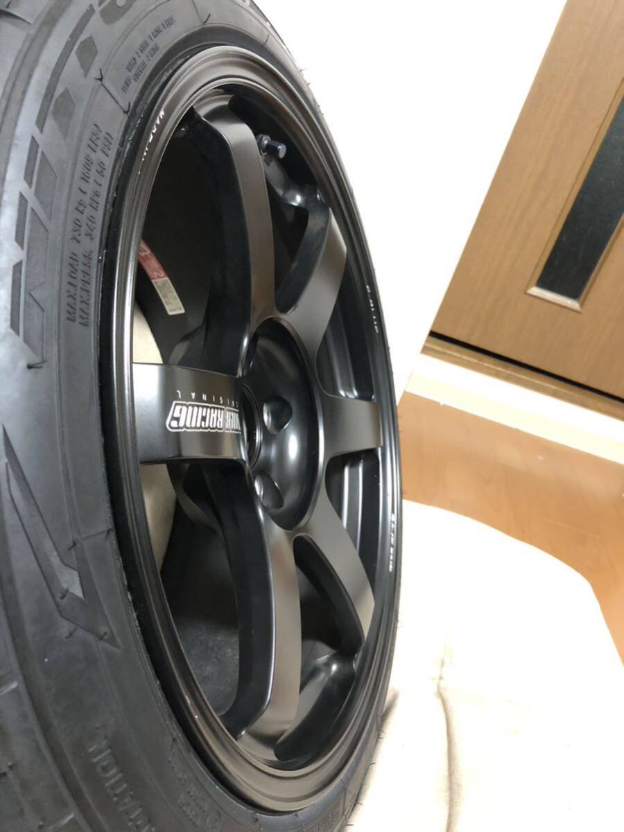 RAYS VOLK RACING TE37 SAGA S-plus 限定モデル レイズ PCD 114.3 タイヤ 245/40R18の画像9