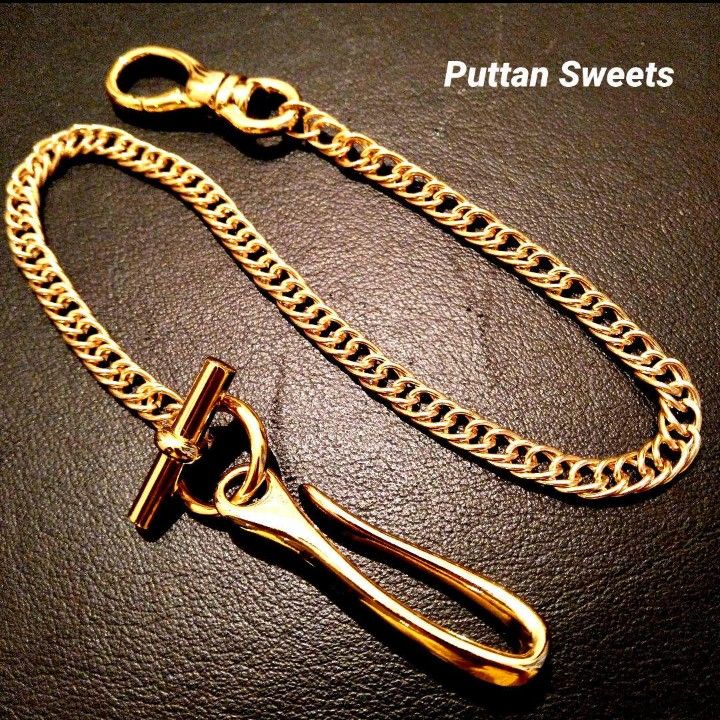 【Puttan Sweets】喜平ダブルMTLウォレットチェーン418ゴールド