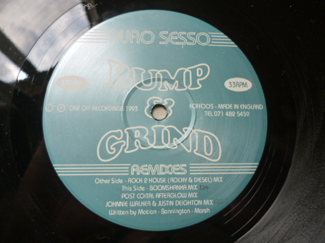 Puro Sesso / Bump & Grind パーカッシヴ・アッパー HOUSE 12 試聴_画像2