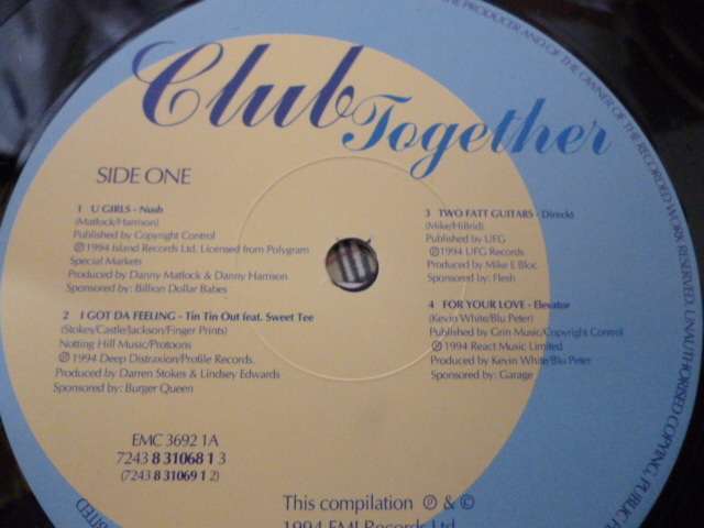 VA - Club Together 2枚組 名曲HIT HOUSE CLASSIC収録 Roger Sanchez / Sabrina Johnston / Blur / The Boss / Pizzaman 収録_画像4