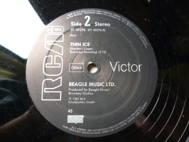 Beagle Music Ltd / Ice In The Sunshine ダンサブル ELECTRO DISCOサウンド 長尺バージョン 12 試聴_画像4