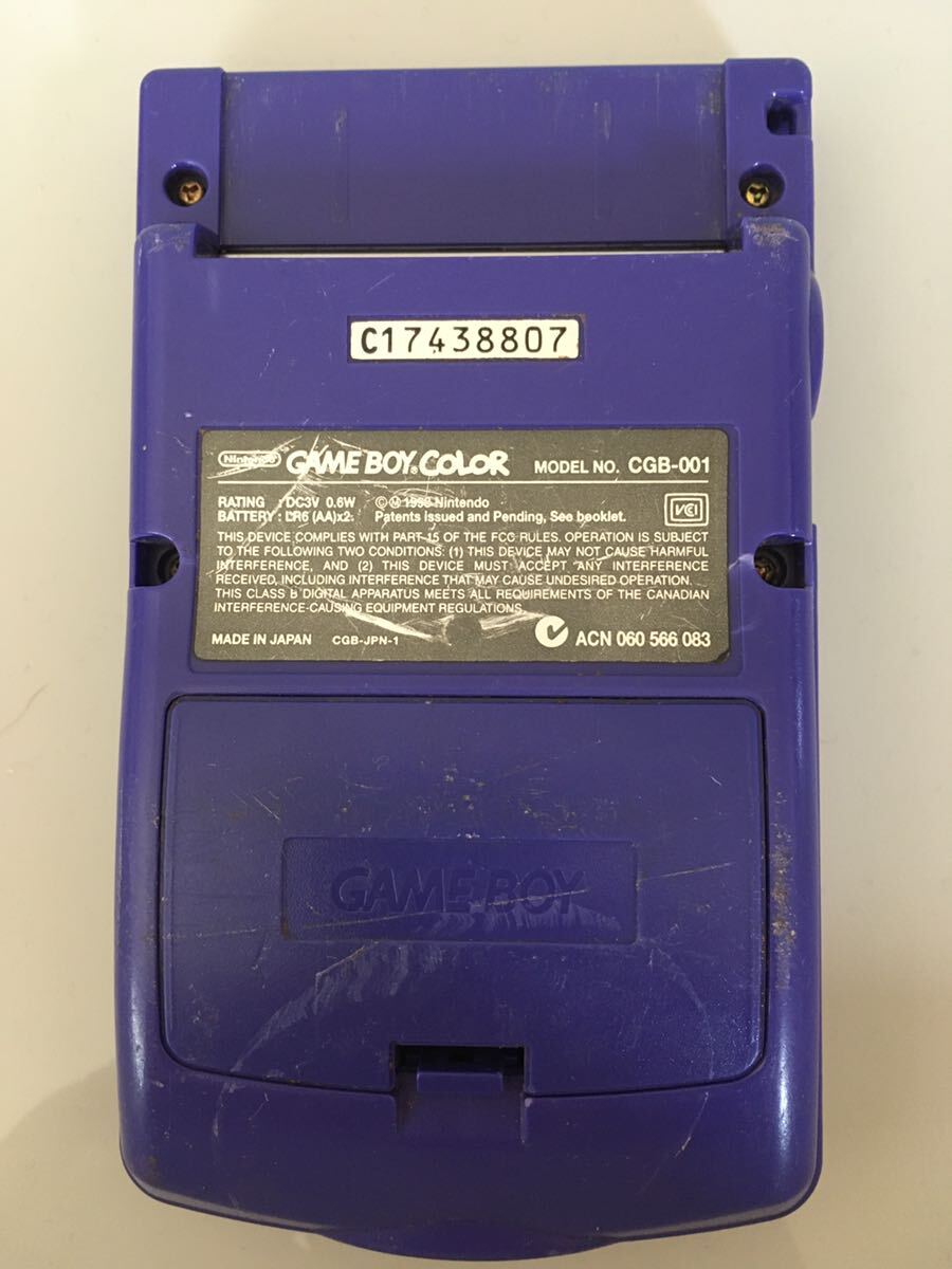 ★送料370円★任天堂 ゲームボーイカラー ジャンク Nintendo GAMEBOY COLOR _画像2