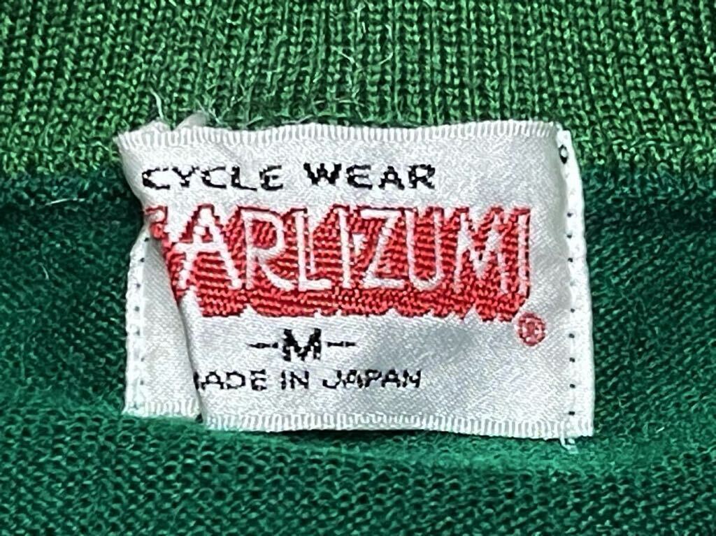 【70s 80s PEARL IZUMI】パールイズミ サイクリングジャージ サイズM グリーン ビンテージ GIANNI MOTTA 日本製 vintage_画像8