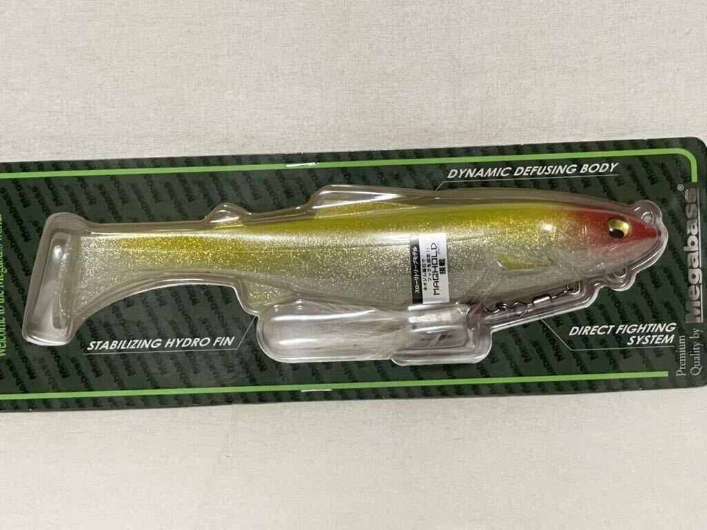 【未使用品】Megabass メガバス マグスロウル MAG SLOWL スイムベイト MAGHOLD ルアー 9inch 3 1/4ozの画像2