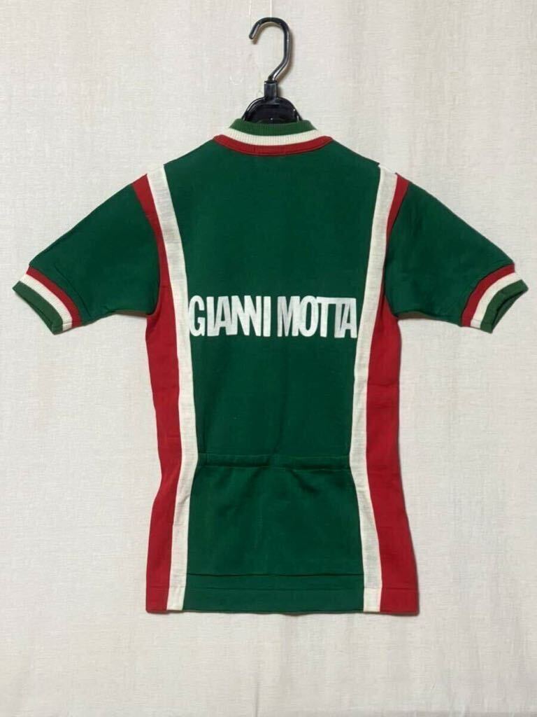 【70s 80s PEARL IZUMI】パールイズミ サイクリングジャージ サイズM グリーン ビンテージ GIANNI MOTTA 日本製 vintage_画像3