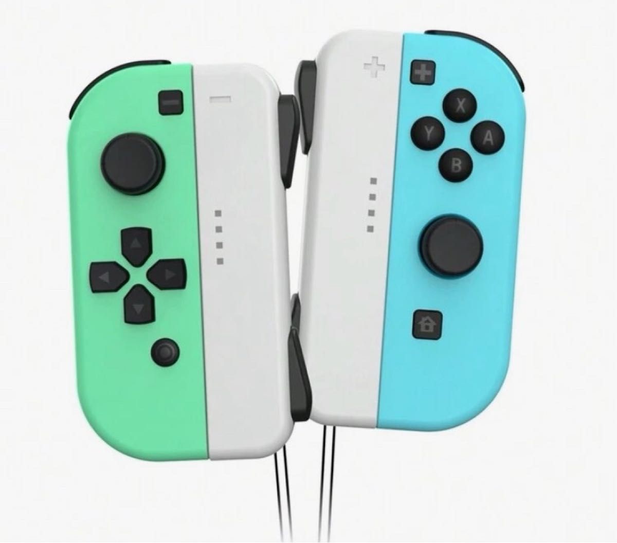 ジョイコン Switch Nintendo ニンテンドー Joy-Con LED ホワイト ネオンブルー 任天堂