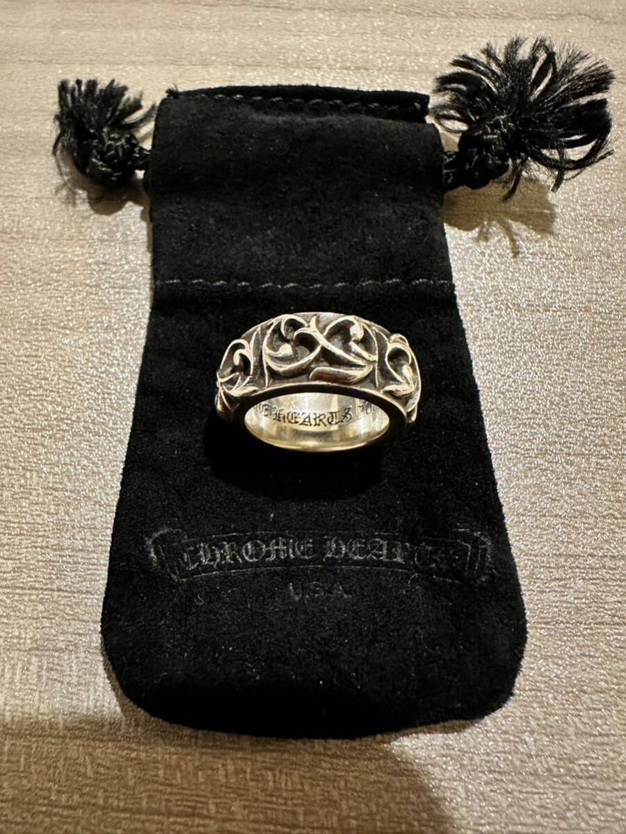 Chrome Hearts クロムハーツ Eternity Vine Band Ring エタニティヴァインバンドリング_画像1