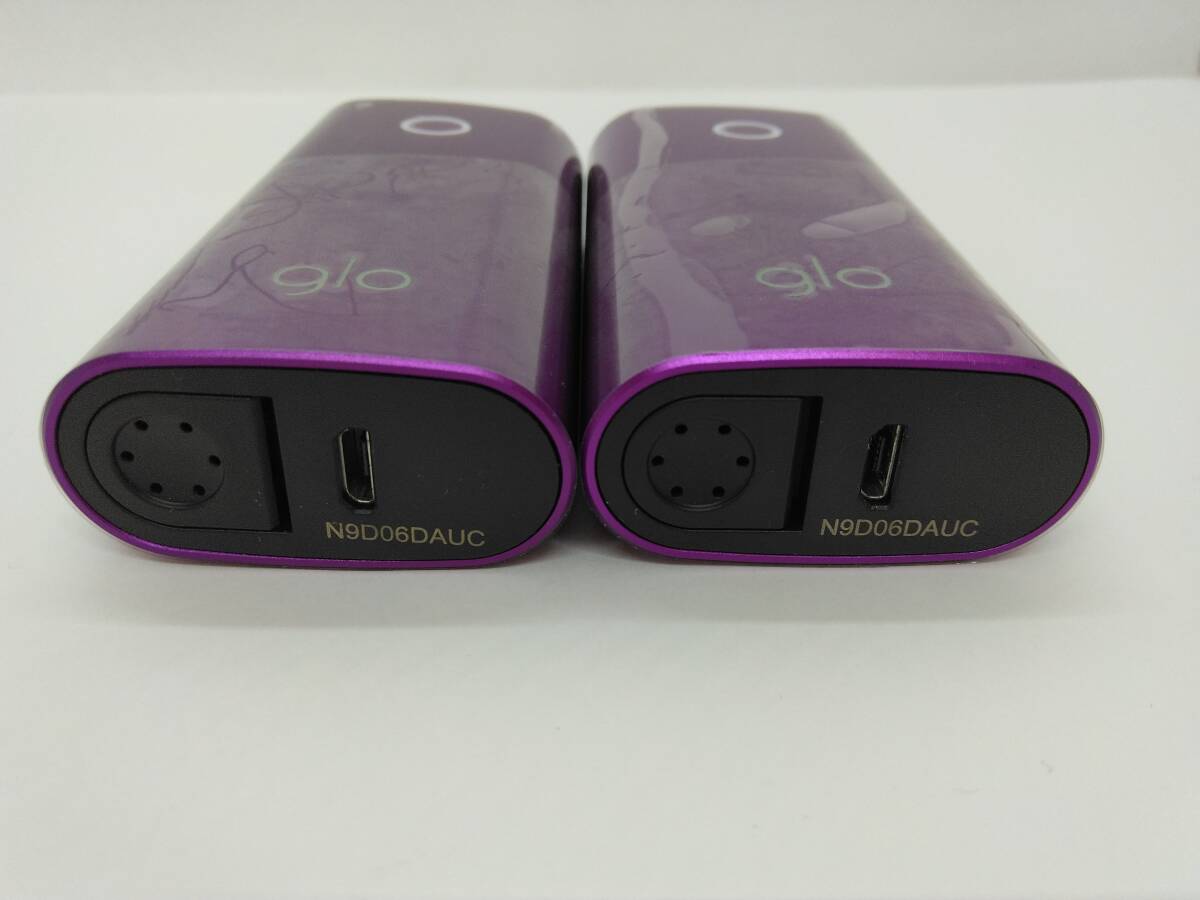 グロー2点セット glo series2 mini 加熱式タバコ Violet 加熱式煙草 本体 箱無し バイオレットの画像8