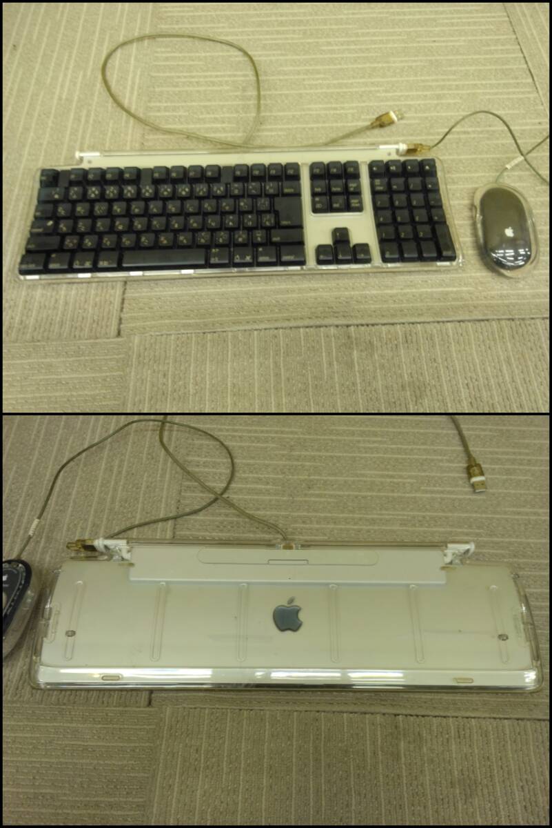 M37 棚36 現状品 ジャンク品 Apple Power Mac G4 M5183 PC本体 マウス キーボード アップル パワーマック MacPC 4/10の画像9