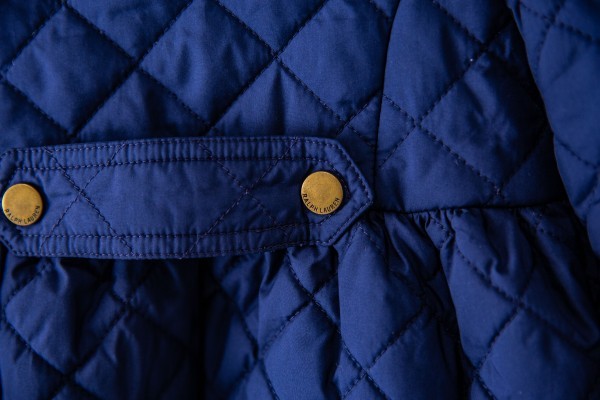  Ralph Lauren POLO girl quilting jacket blouson coat navy 110 navy blue Kids Polo girls domestic regular goods 