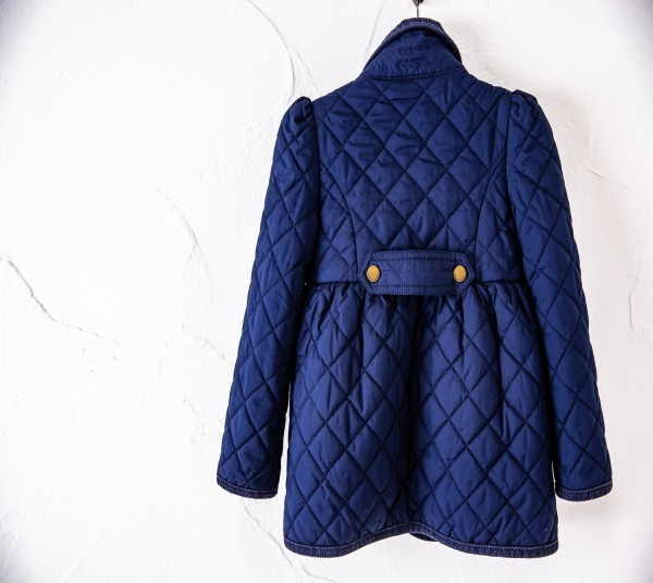  Ralph Lauren POLO girl quilting jacket blouson coat navy 110 navy blue Kids Polo girls domestic regular goods 