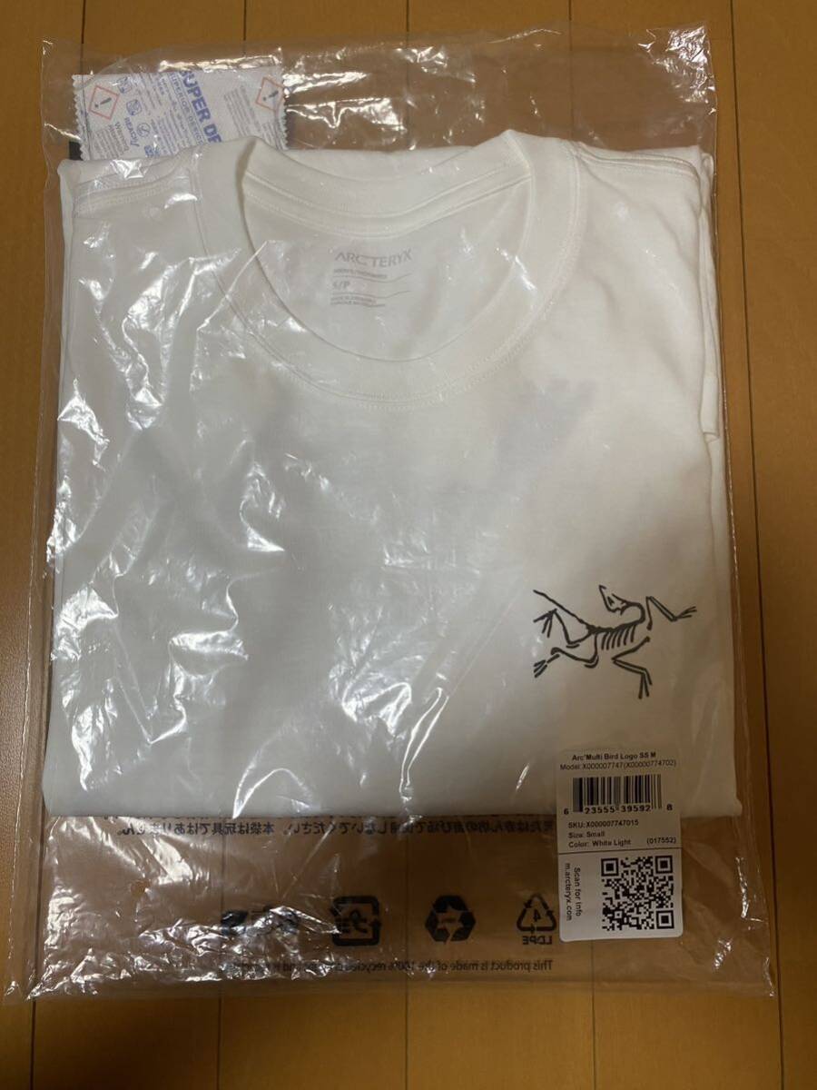 ARC'TERYX Arc' Multi Bird Logo SS M アークテリクス Ｔシャツ Ｓサイズ 新品未使用品 BEAMS購入の画像3