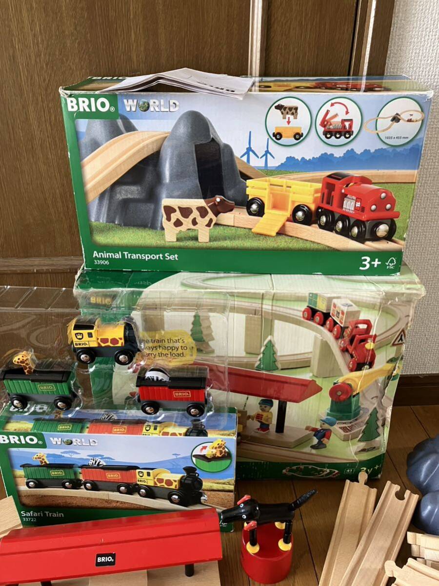 BRIO ブリオ 33004 33906 33722 33017 まとめて サファリ レールセット 廃盤の画像2