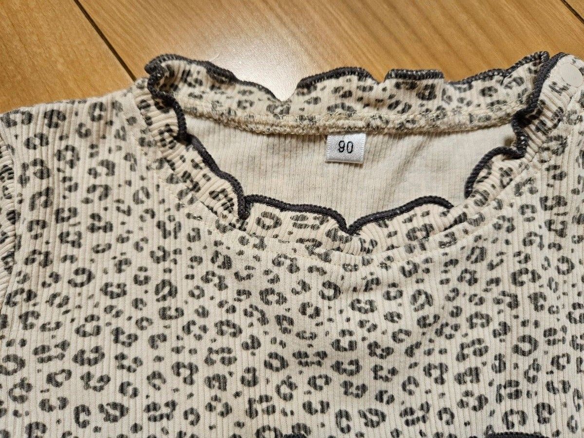 ベビー　キッズ　子供服　長袖Tシャツ　チュニック　90cm