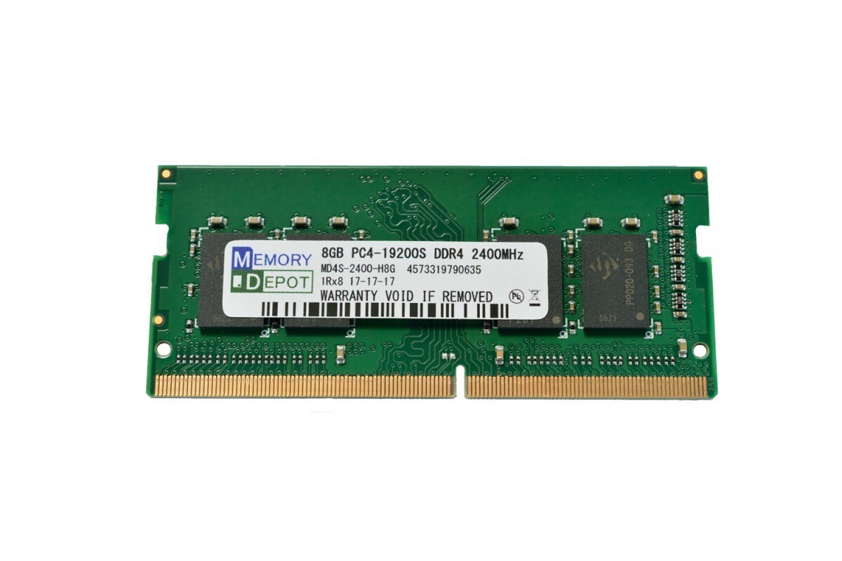 SODIMM 8GB PC4-19200 DDR4-2400 260pin SO-DIMM 8chip品 PCメモリー 5年保証 相性保証付 番号付メール便発送_画像1