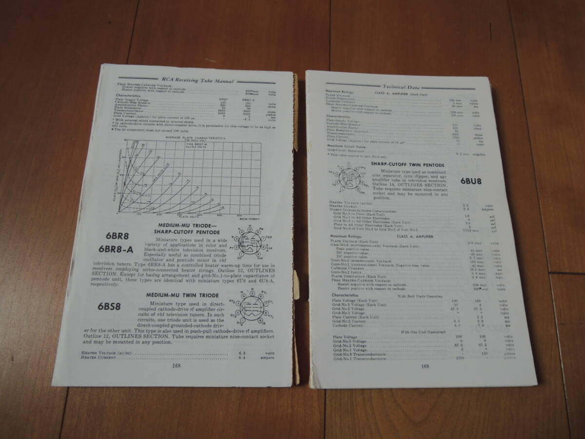 GE真空管規格表・RCA受信管マニュアル、2冊の画像10