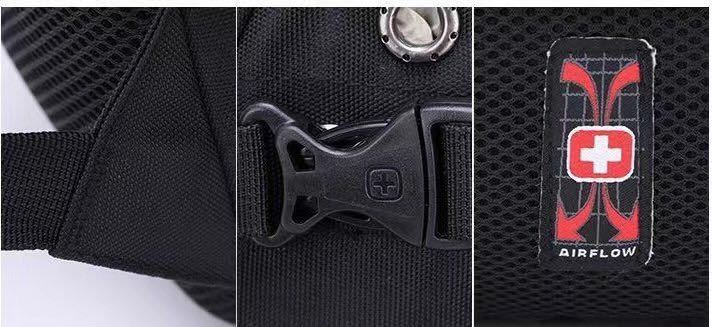 ◆新品 SwissGear リュックサック デイパック メンズ バッグ 多機能 鞄 男女兼用 大容量 防水性 高品質 軽量 カバン 通学 ブラックの画像8