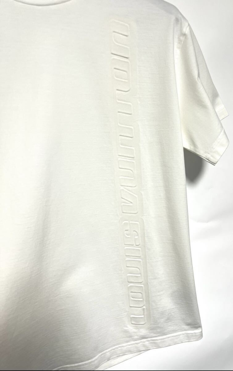 美品 着回し 人気 ルイヴィトン ロゴ エンボス Tシャツ 半袖 立体ロゴ ホワイト Sサイズ 反転 バックラベル メンズ サマー LOUIS VUITTONの画像4