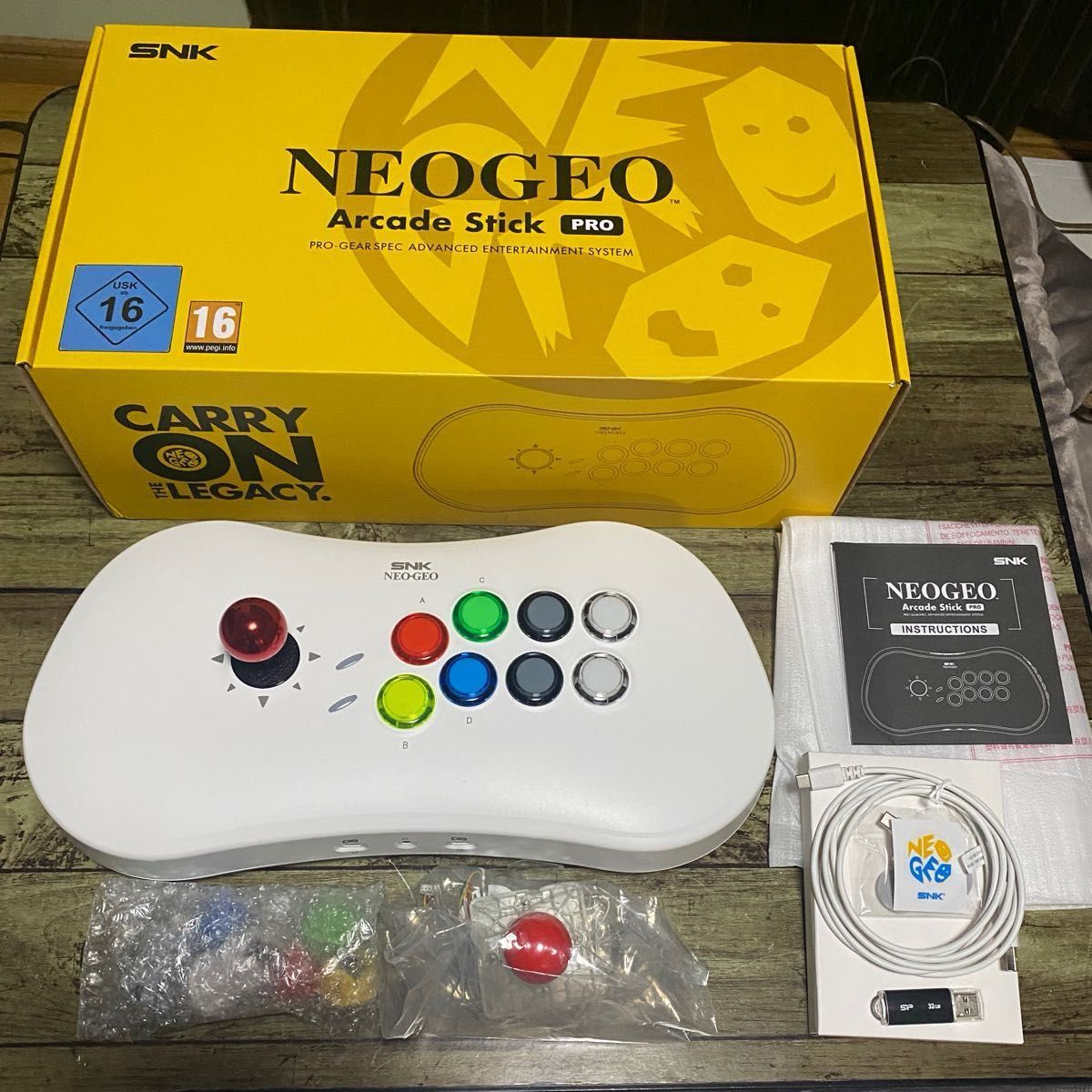 NEOGEO arcade stick PRO 三和カスタム