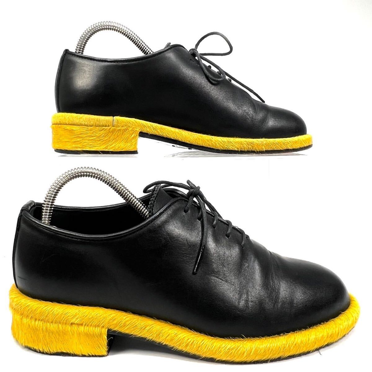 Hender Scheme エンダースキーマ 革靴 ハラコ レザー ブラック Hender Scheme エンダースキーマ 革靴 ハラコ レザー ブラック