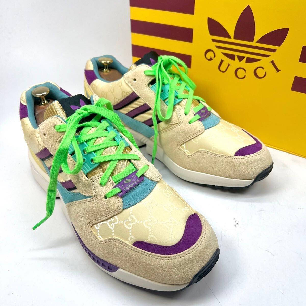 GUCCI adidas グッチ　アディダス　コラボスニーカー　TORSION GGロゴ　マルチカラー　29cm メンズ　靴　シューズ