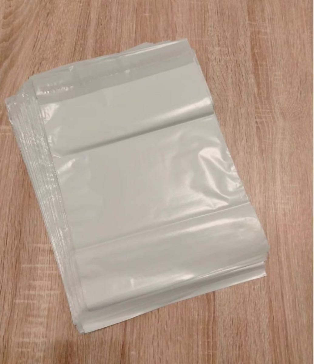 お得　150枚 セット　 ホワイト パケポシール5枚付き　ビニール 宅配袋 大容量 袋 梱包 防水　透け防止