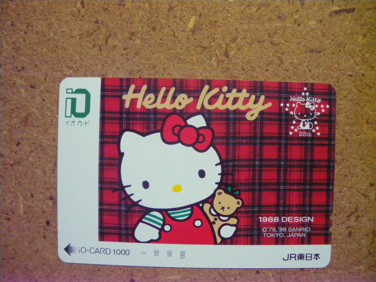 char*9908 Hello Kitty 1988 design unused 1000 jpy io-card 