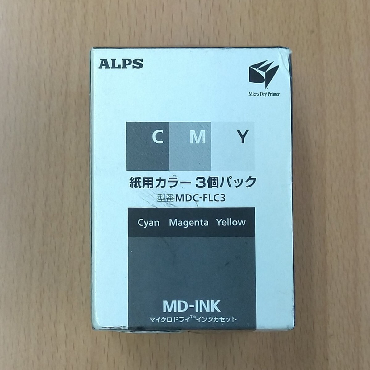 ALPS アルプス電気 インクリボン MDC-FLC3 紙用カラー3個パック_画像1