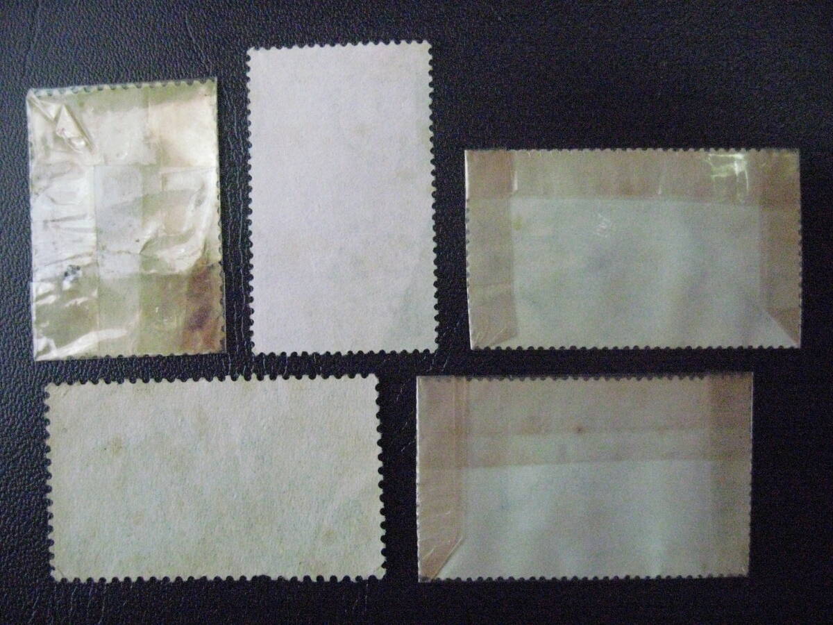 【特価品！　古い外国切手　使用済５種　まとめて一括！】_画像2