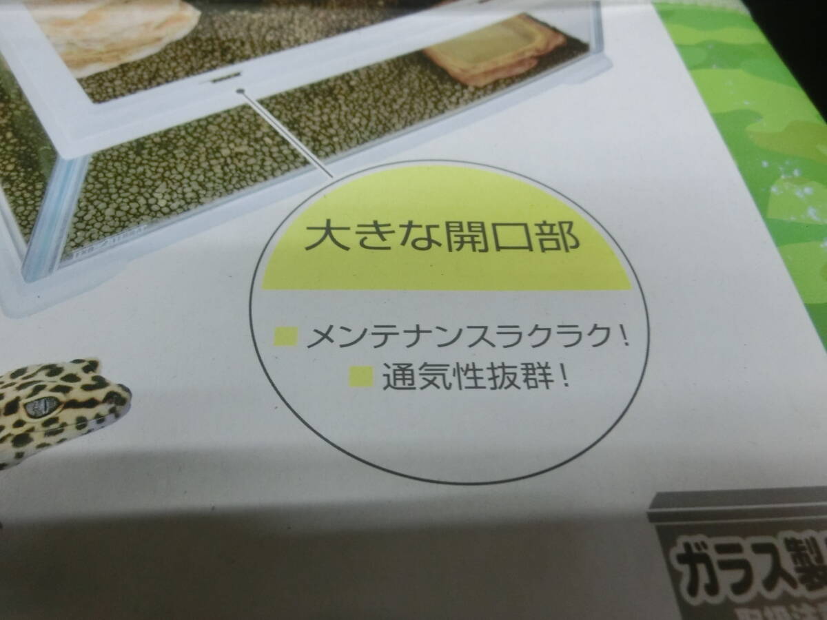 レプテリア ホワイト300 CUBE High ジェックス エキゾテラ 爬虫類・両生類用水槽 幅31.6×奥行31.6×高さ28.2cm 未使用品(ゆうパック100)_画像4