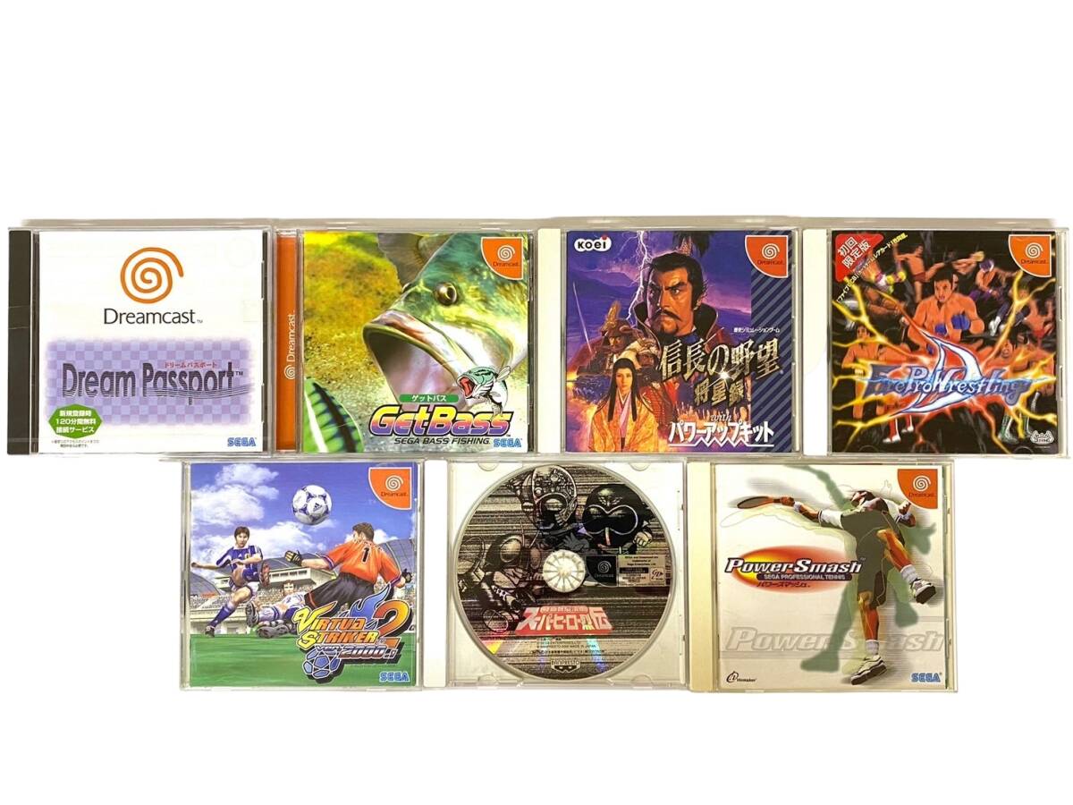 3E5★本体通電OK★SEGA セガ ドリームキャスト Dreamcast（HKT-3000）湯川専務 コントローラー メモリーカード×2 ソフト×6 セットの画像4
