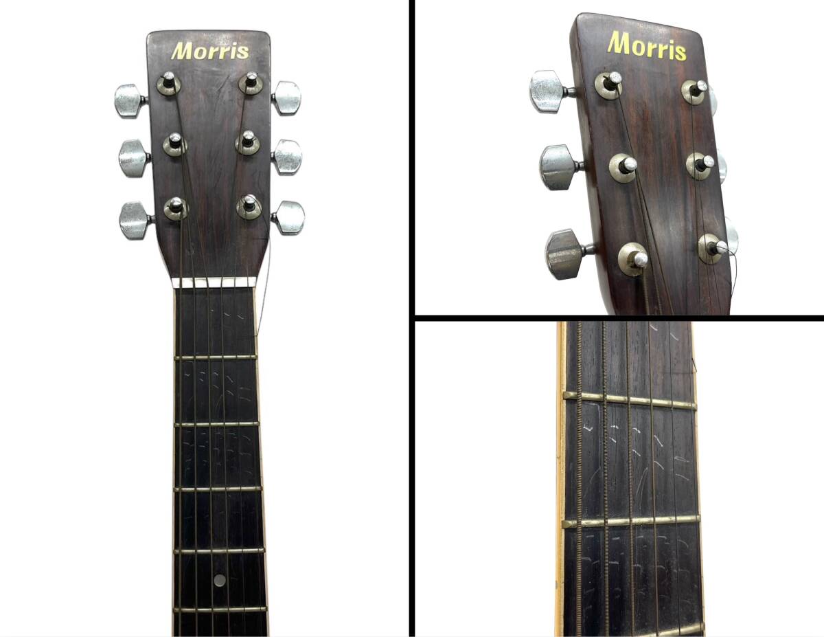 4E3★Morris/モーリス★ アコースティックギター【W-20】アコギ 弦楽器_画像6