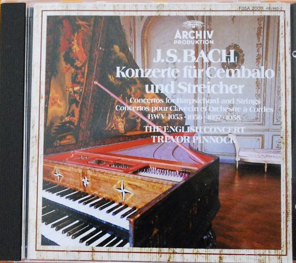 CD ARCHIV 初期・国内盤 ☆ J.S.バッハ：チェンバロ協奏曲集 BWV1055～1058 ☆ トレヴァー・ピノック／イングリッシュ・コンサートの画像1