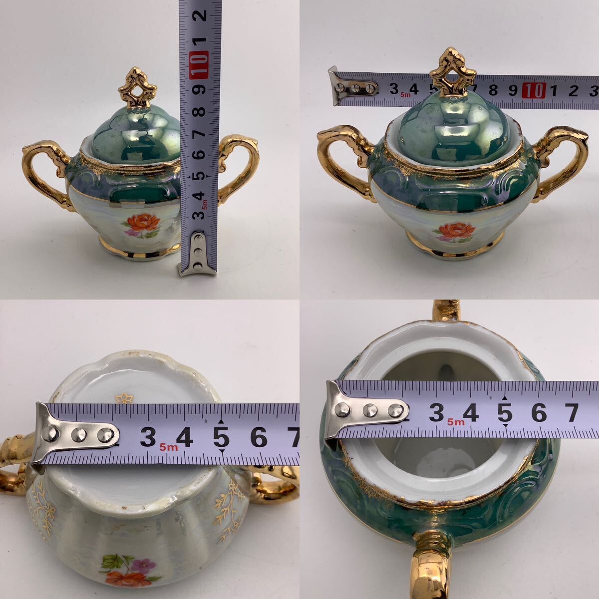 KAKAMU CHINA чай комплект teapot молоко pot сахарница посуда античный Showa Retro коллекция [k8234-y220]