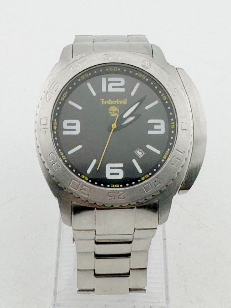 Timber land QT511701 クォーツ50M メンズ腕時計 文字盤ブラック ファッション オシャレ【k3268】の画像1
