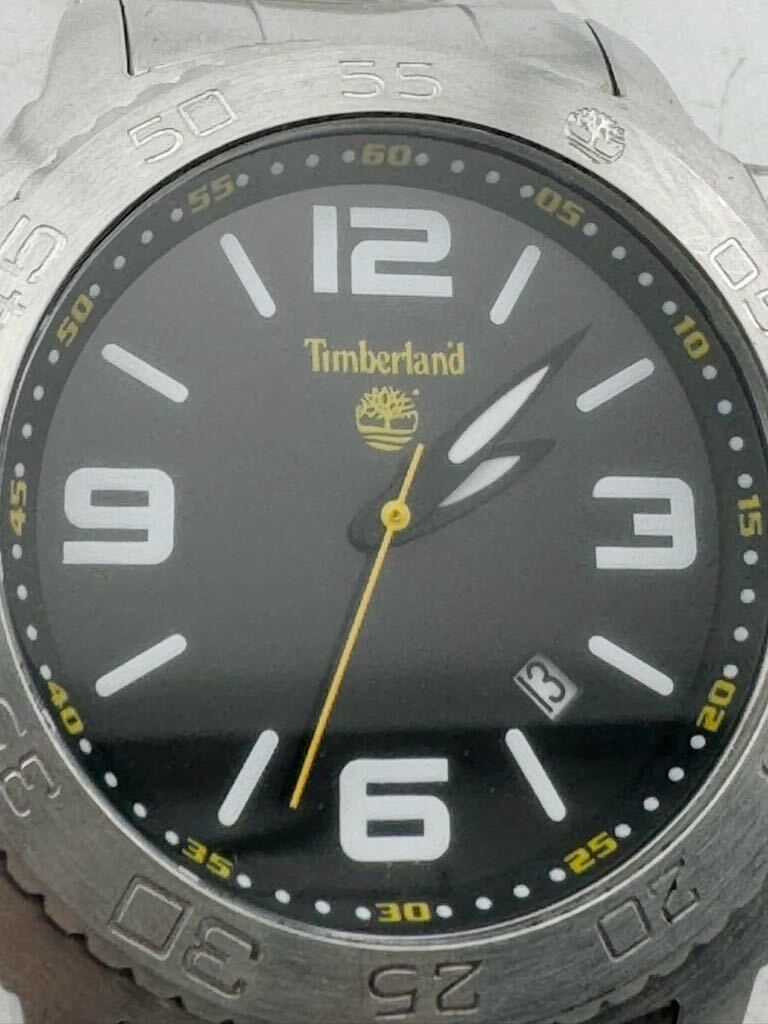 Timber land QT511701 クォーツ50M メンズ腕時計 文字盤ブラック ファッション オシャレ【k3268】の画像2