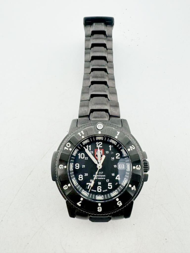 LUMINOX ルミノックス クォーツ腕時計 アナログ ラバー 3400-200 メンズ 腕時計 ケース付き【k3282】の画像2