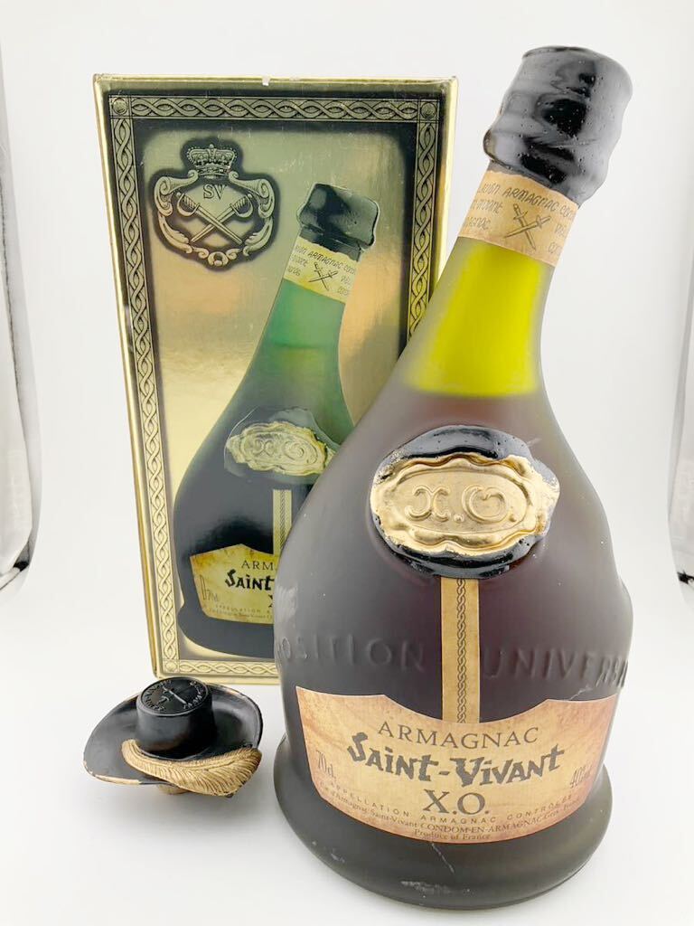 未開栓 サンヴィヴァン XO Saint Vitant ARMAGNAC 700ml 40度 箱付 アルマニャック ブランデー 古酒 (k5719-y220)の画像1