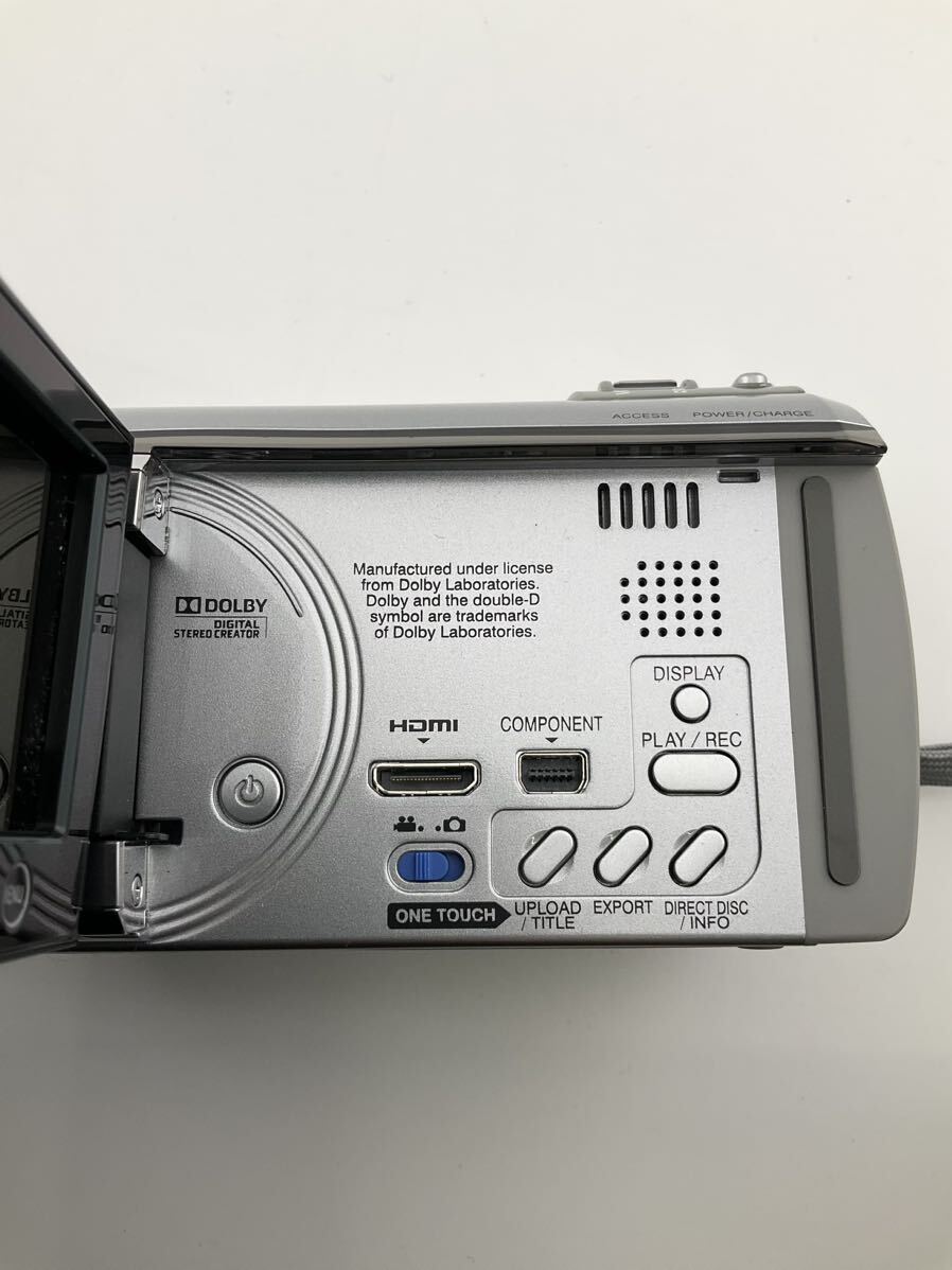 JVCケンウッド ビクター 20× OPTICAL ZOOM Everio GZ-HD300-S シルバー デジタルビデオカメラ バッテリー付き(k5731-n146)_画像6