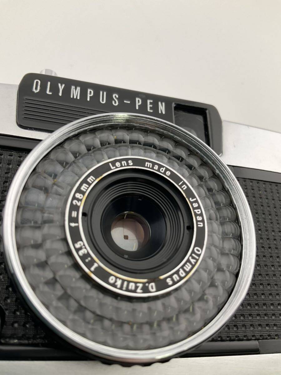 OLYMPUSオリンパス EE-3 フィルムカメラ コンパクトフィルムカメラ OLYMPUS D.Zuiko 1:3.5 f=28mm 空シャッター(k5714-n143)_画像5