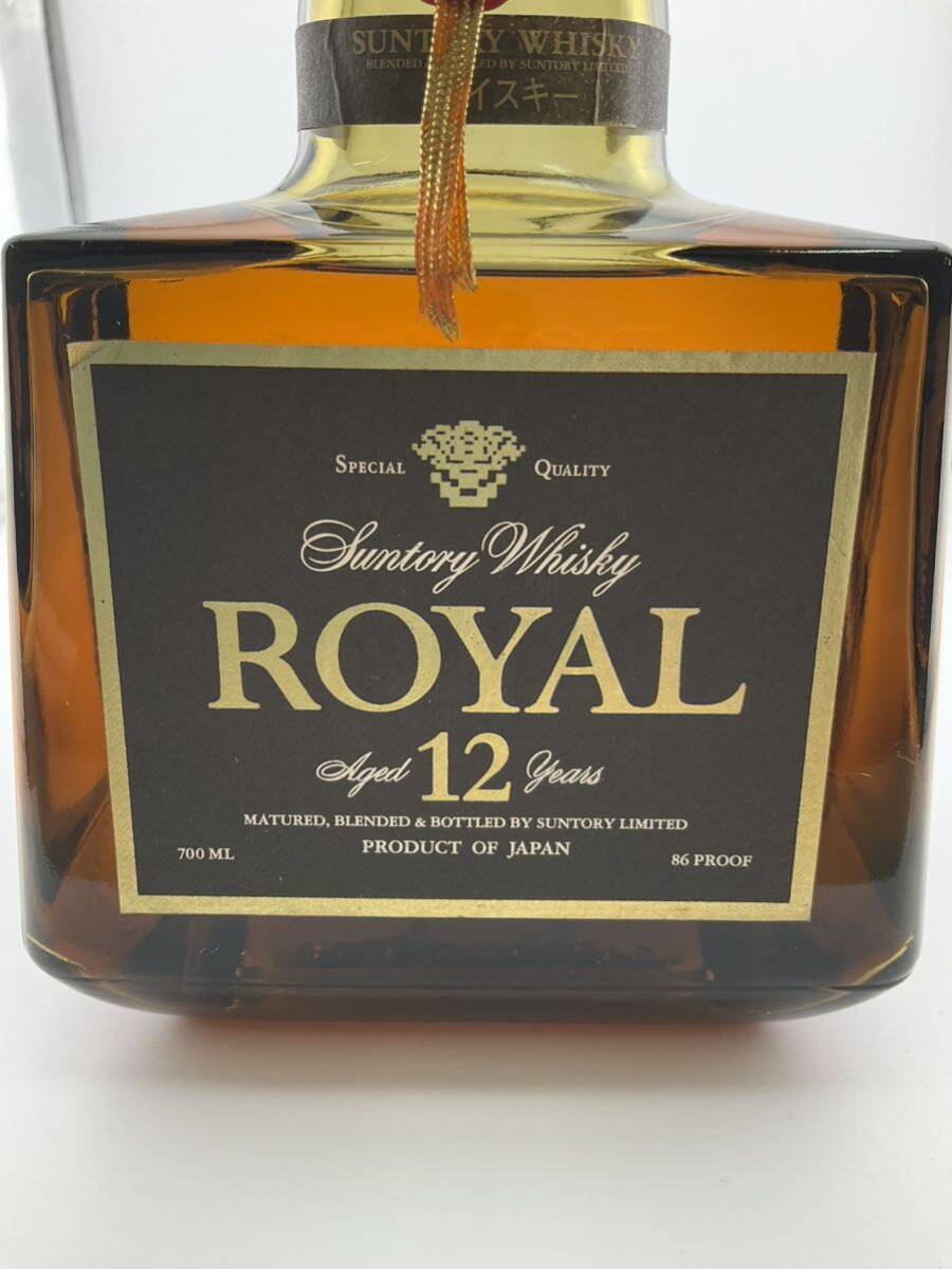 古酒 SUNTORY ROYAL サントリー ローヤル 12年 黒ラベル 700ml 43% 未開栓 (k5780-y231)の画像5