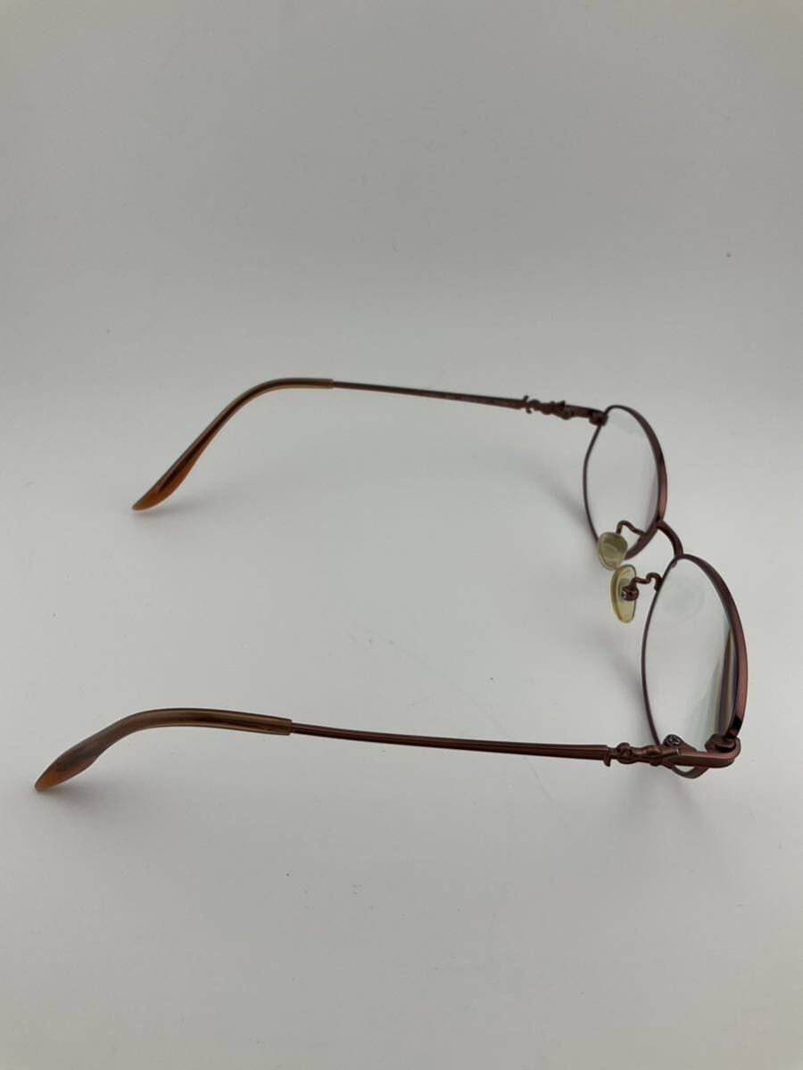 眼鏡 メガネ YSL YVES SAINT LAURENT サンローラン 度あり 色付き 眼鏡フレーム 赤縁(k5789-y230)_画像3