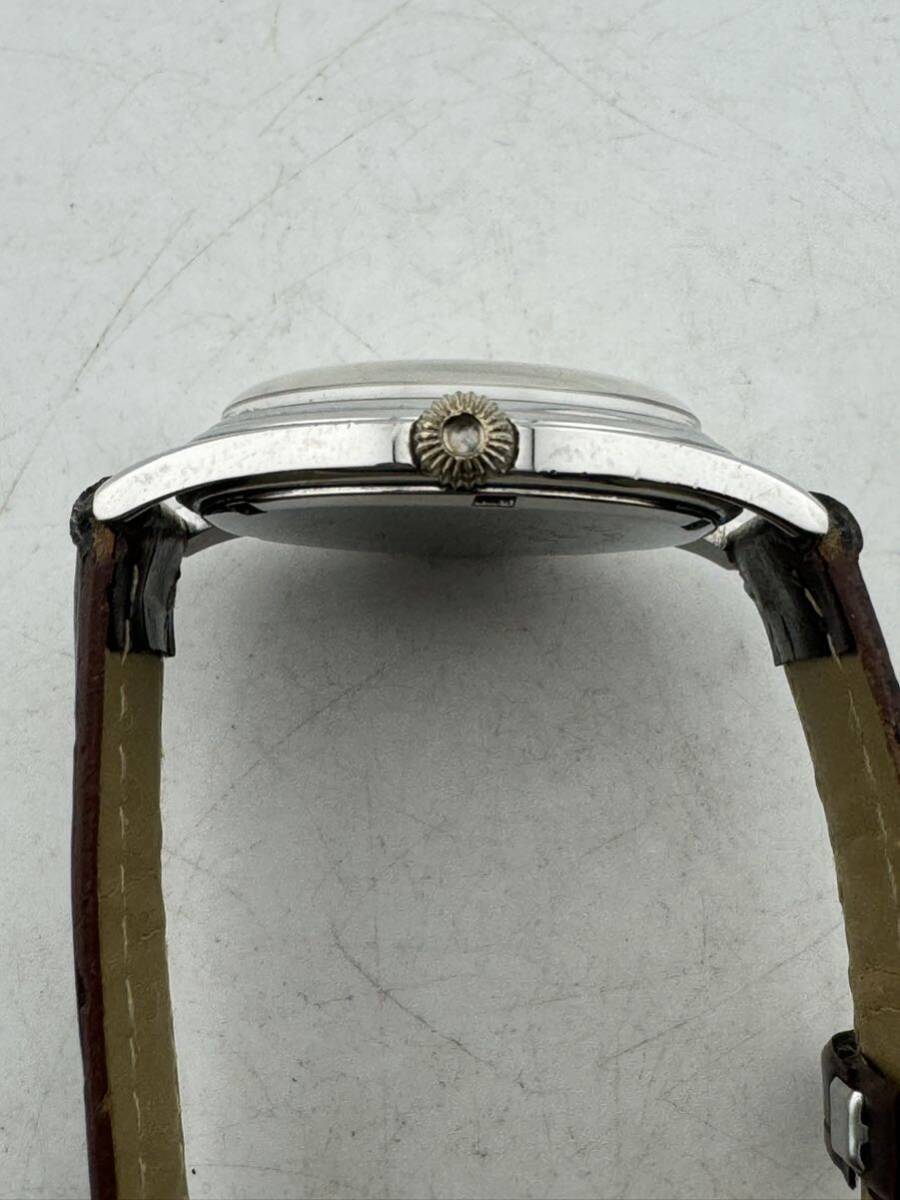 ORIS 7427-40 オリス 手巻き腕時計 アンティーク ヴィンテージ 革ベルト 17石【k3355】の画像5