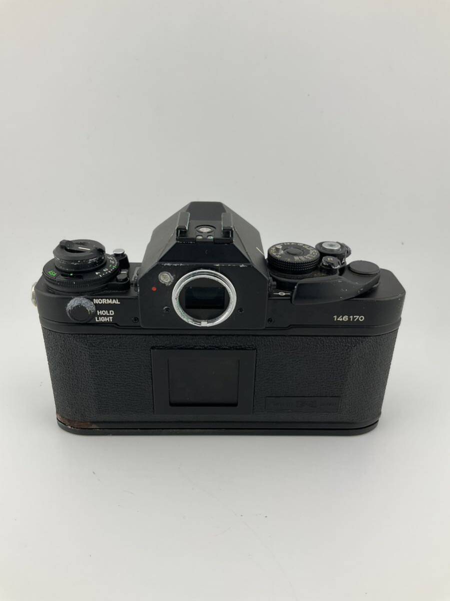 CANON キヤノン NEW F-1 フィルムカメラ ブラック ボディ レンズキャップ付き (k5793-t22)の画像3
