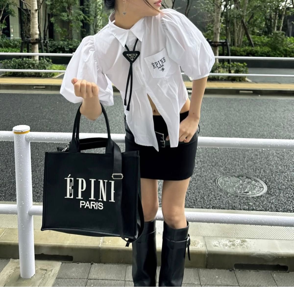 エピヌ epine パリスブックトート ブラック トートバッグ|Yahoo エピヌ epine パリスブックトート ブラック トートバッグ|Yahoo