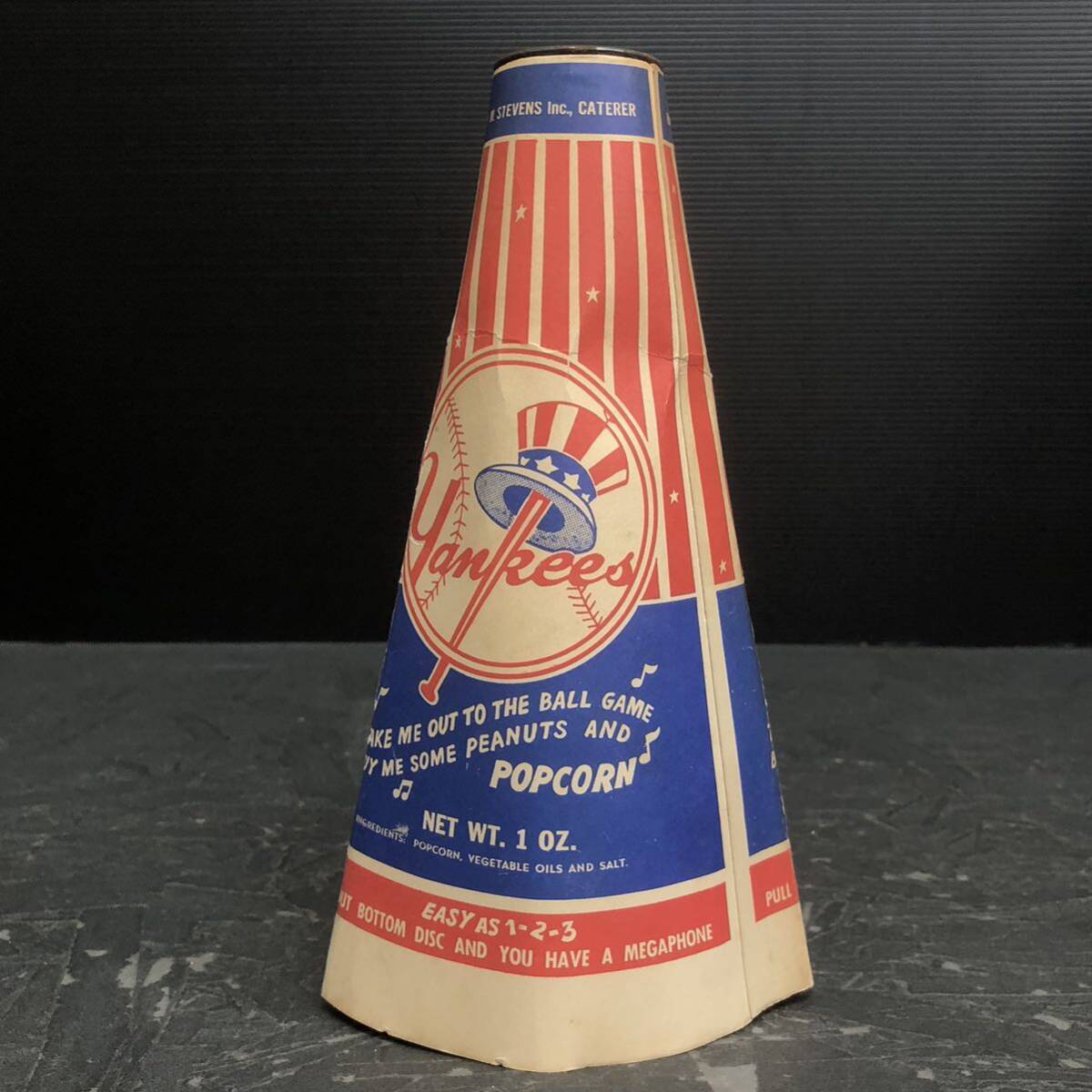 当時物 古い ヤンキース メガホン 1963 オフィシャルプログラム スコアカード YANKEES 40th ANNIVERSARY WORLD CHAMPIONS の画像7